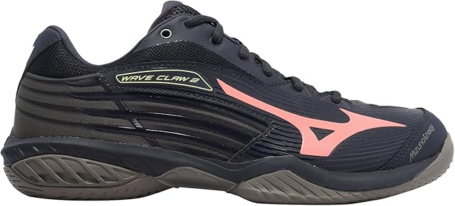 MIZUNO Wave Claw 2 Badminton Shoe - Peach/Black - Image 3