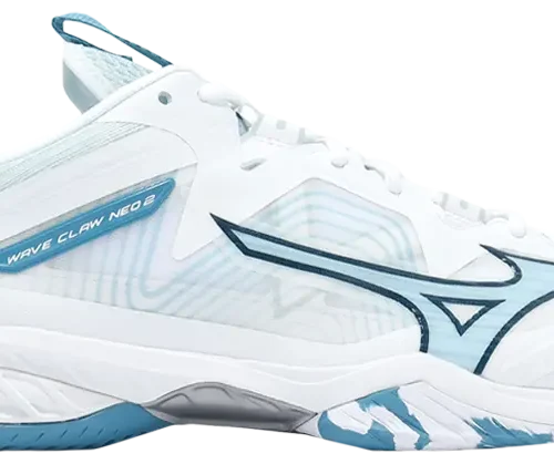 MIZUNO Wave Claw Neo 2 Badminton Shoe - Blue / White