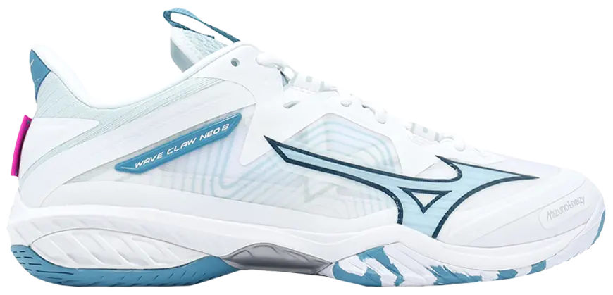 MIZUNO Wave Claw Neo 2 Badminton Shoe - Blue / White