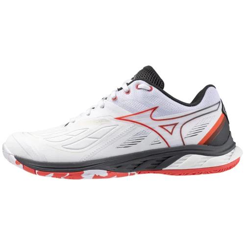 MIZUNO Wave Fang 2 Badminton Shoe - Black / White / Red