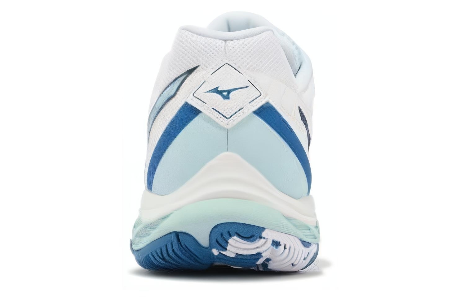 MIZUNO Wave Fang 2 Badminton Shoe - White / Light-Blue - Image 6