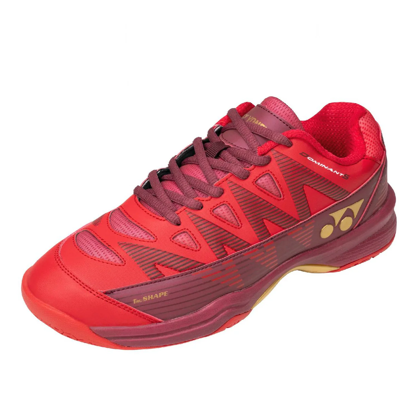 YONEX Dominant 5 Badminton Shoe - Tomato Red/ Dark Ruby