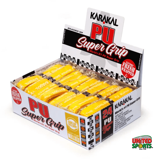 Karakal PU Super Grip KA665S Replacement Grip - Yellow ( 1 PCS )