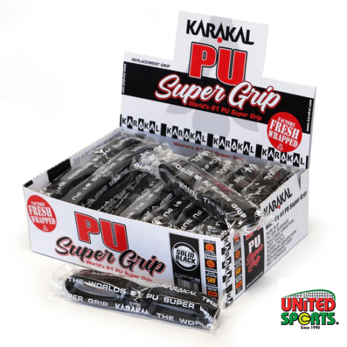 KARAKAL PU Super Grip Racket Grip - BLACK (1 PCS)