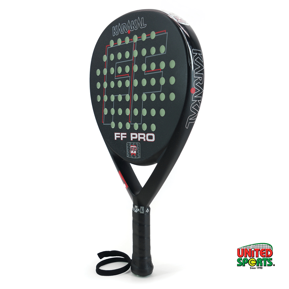 FF Pro Paddle Racket - Black / Red
