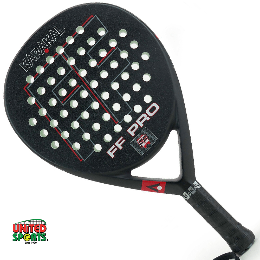FF Pro Paddle Racket - Black / Red - Image 2