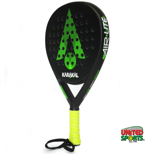 Air Light Paddle Racket - Black / Yellow Grip