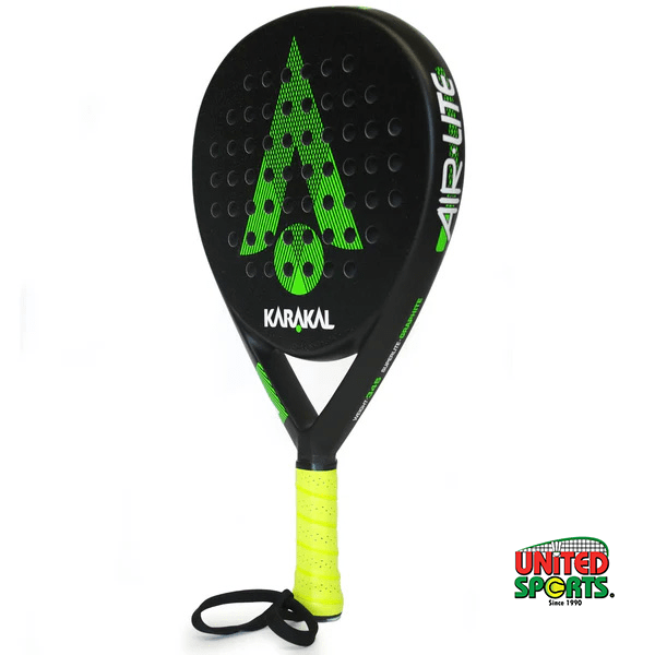 Air Light Paddle Racket - Black / Yellow Grip