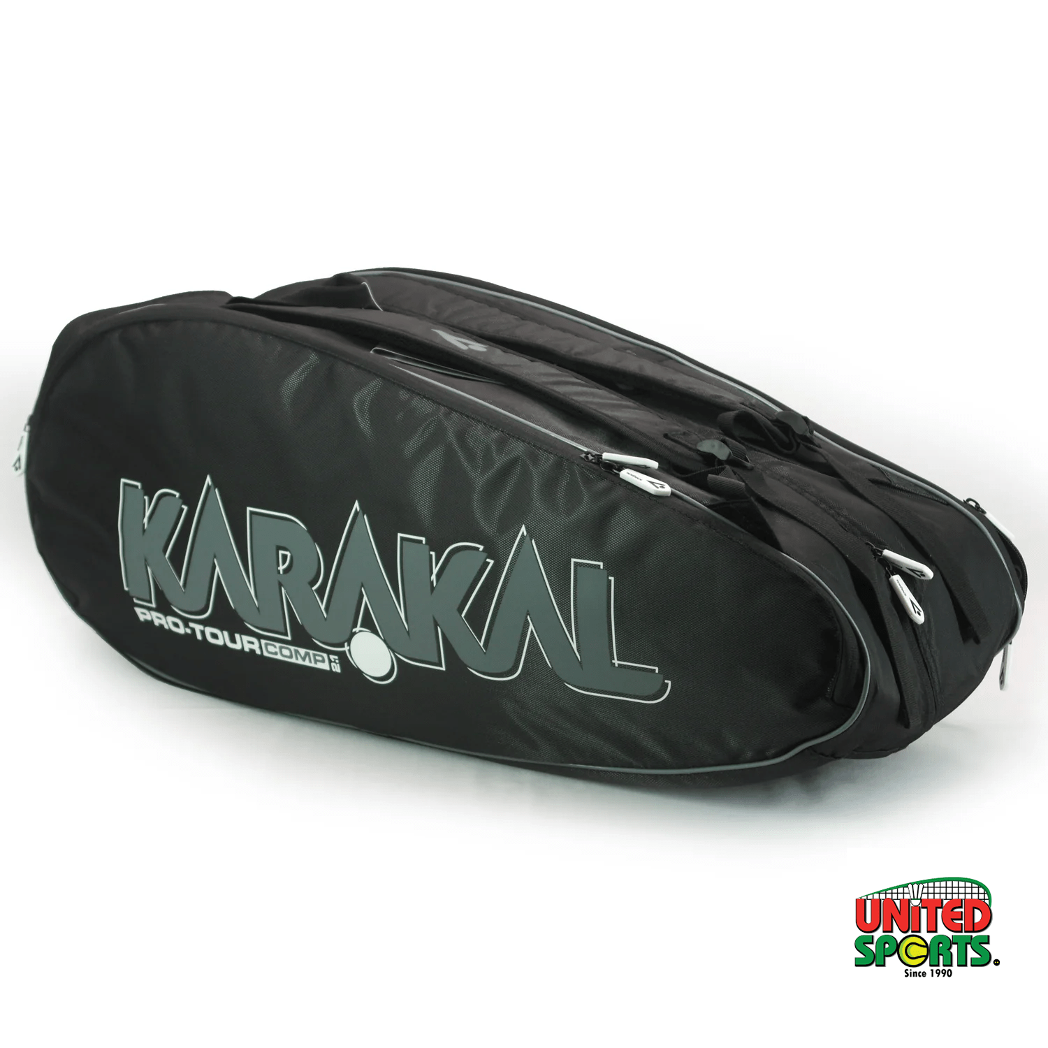 Karakal Pro Tour Comp 2.1 9 Racket Squash Bag - Black - Image 3