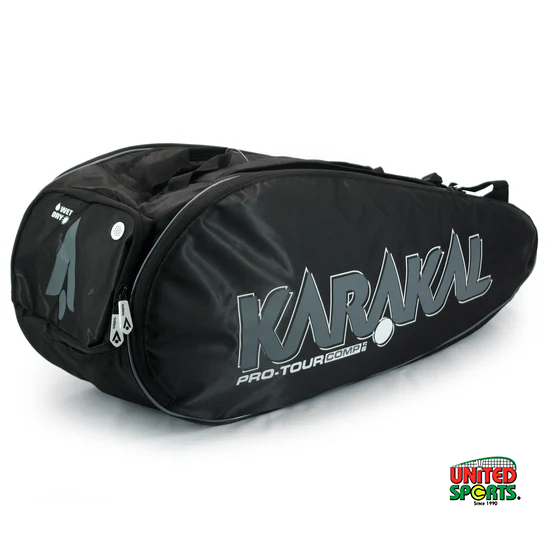 Karakal Pro Tour Comp 2.1 9 Racket Squash Bag - Black - Image 5