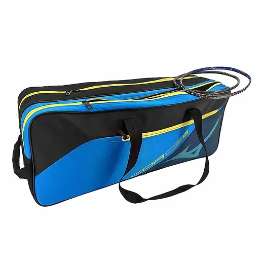 Mizuno Duffle Bag - Black/Blue - Image 2