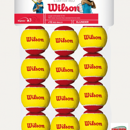 Wilson Kids Tennis Balls (Orange & Red)