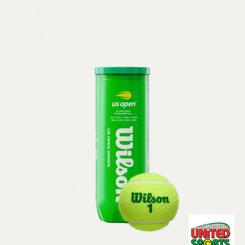 WILSON US Open Green Tournament Tennis Balls (Can)