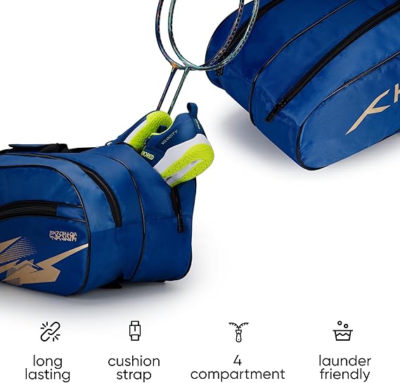 Hundred 2 Compartment Racket Bag - Image 3