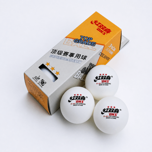 DHS Olympic Games Table Tennis Balls – 3 Balls (WHITE)
