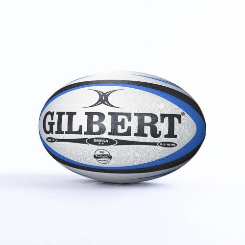 OMEGA Rugby Ball – White Blue